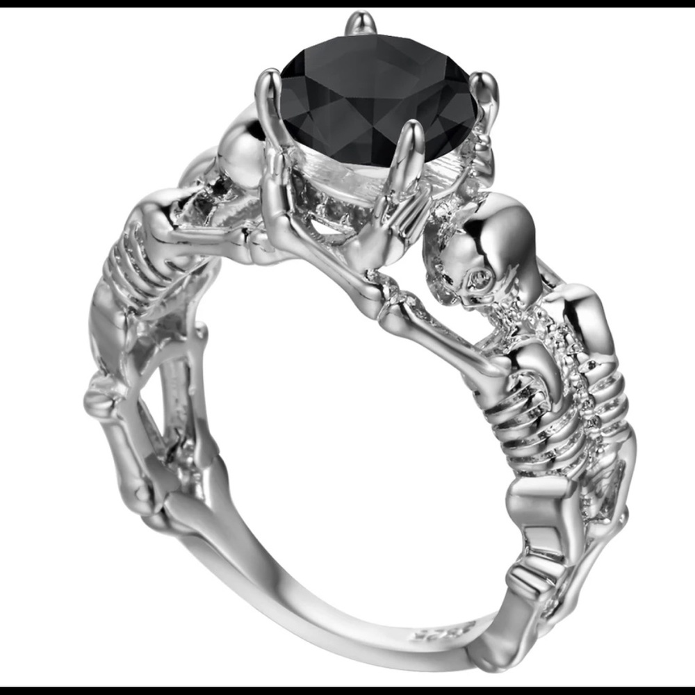 Sterling s925 skeleton ring size 9